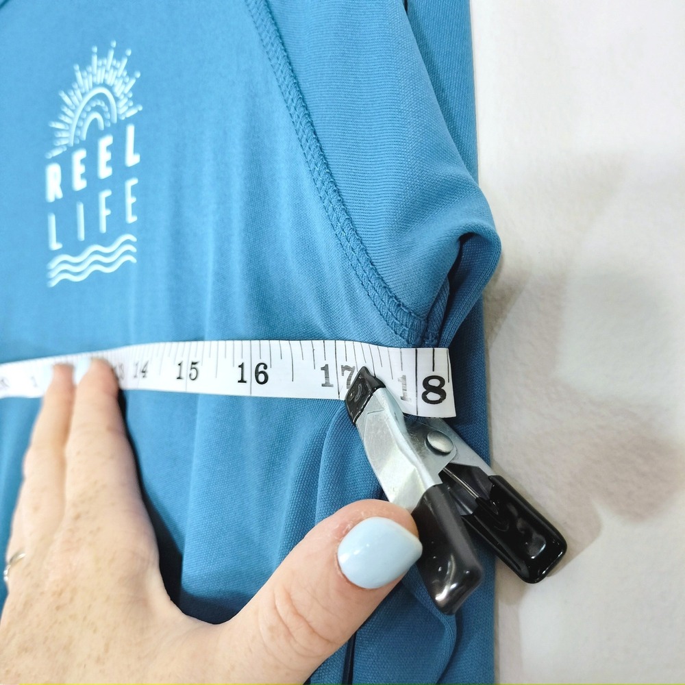 Reel Life Sun Shirt; Long Sleeve UPF Fishing Performance Tee - Picture 4 of 8
